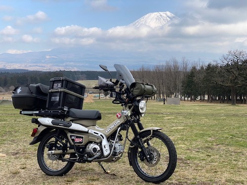 HONDA ハンターカブCT125 JA65 純正シート　走行400キロ外し